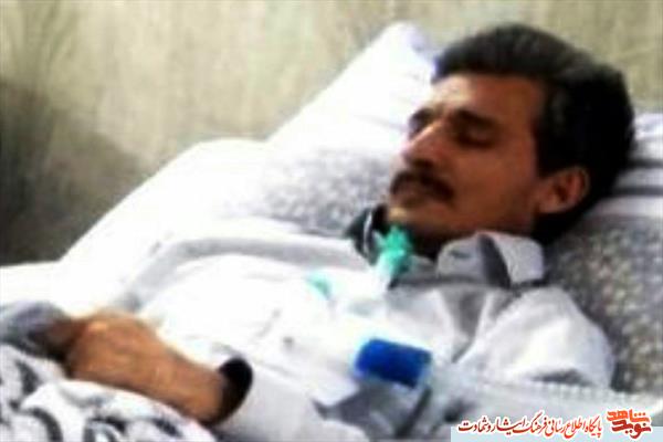 جانباز ۷۰ درصد شیروانی به همرزمان شهیدش پیوست