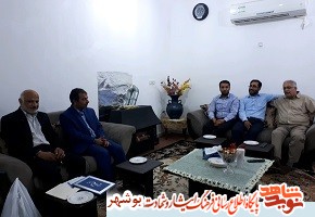 دیدار با جانباز «عبدالرضا علوی» در دیلم دیدار با جانباز «عبدالرضا علوی» در دیلم