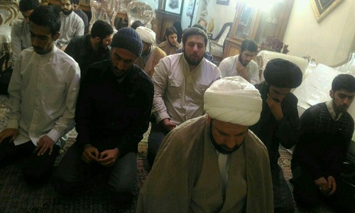 دیدار طلاب حوزه علمیه امام رضا (ع) با خانواده شهید حدادیان
