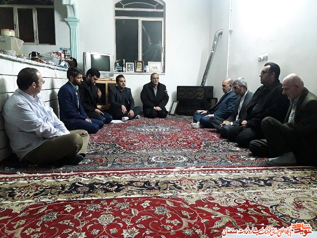 دیدار با خانواده معزز سه شهید والامقام مهدیشهر و شهمیرزاد