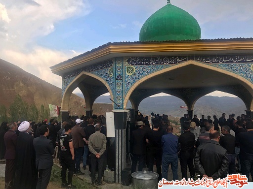 مراسم تشییع پیکر پدر شهید سیدقربان نبوی چاشمی