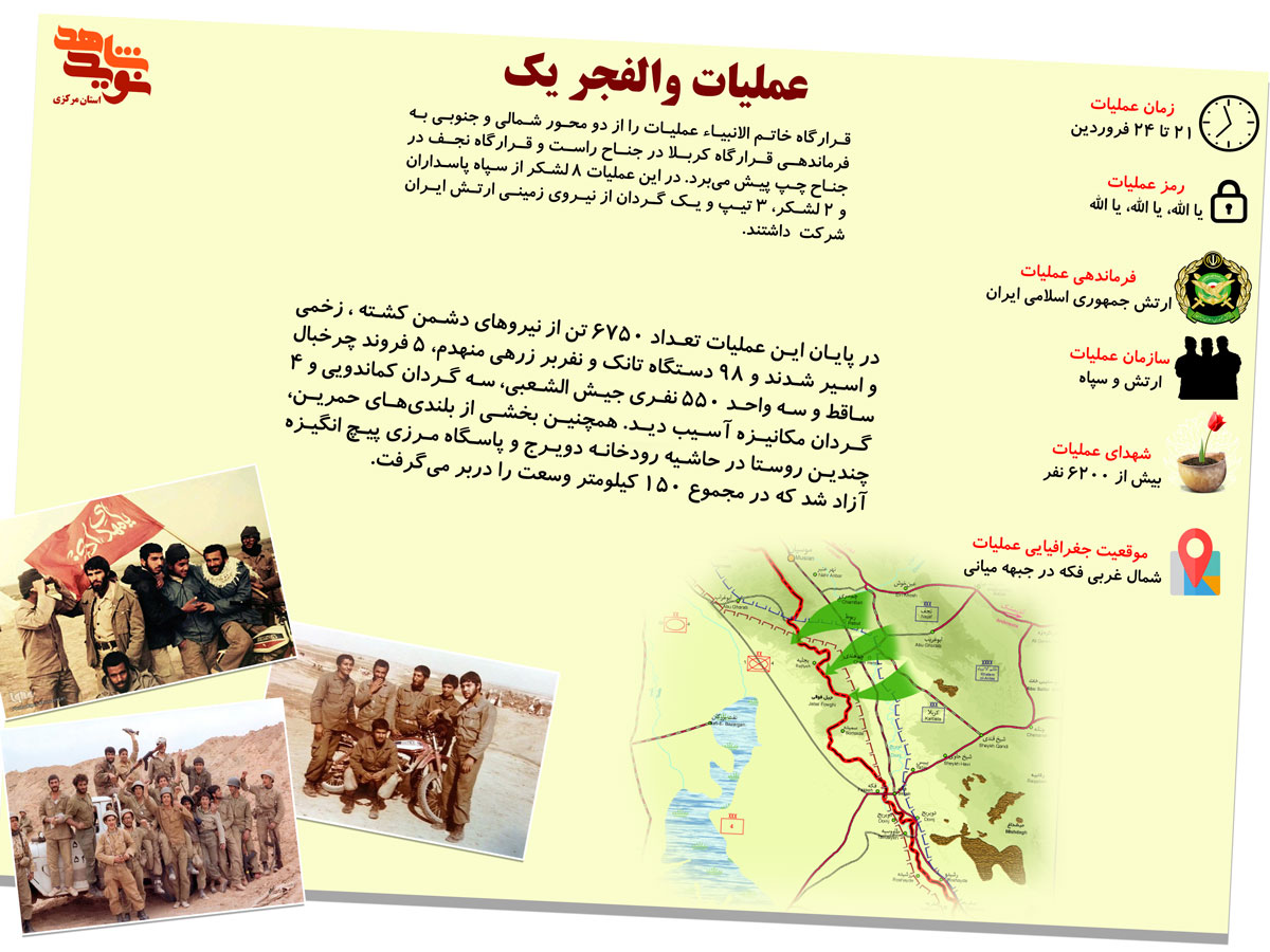 اینفوگرافیک و شرح عملیات «والفجر یک» اینفوگرافیک و شرح عملیات «والفجر یک»