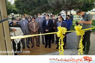 یادمان شهدای گمنام بخش ماهیدشت افتتاح شد یادمان شهدای گمنام بخش ماهیدشت افتتاح شد