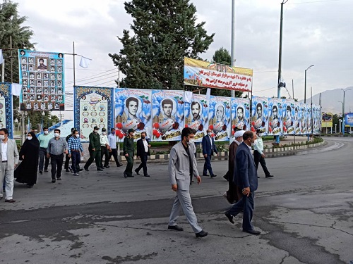 گزارش تصویری| تجدید بیعت مسئولان شهرستان تویسرکان با شهدای عملیات مرصاد