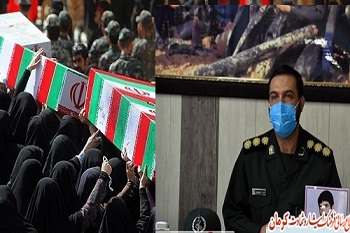 دیار کریمان میزبان پیکر مطهر ۴ شهید گمنام می شود