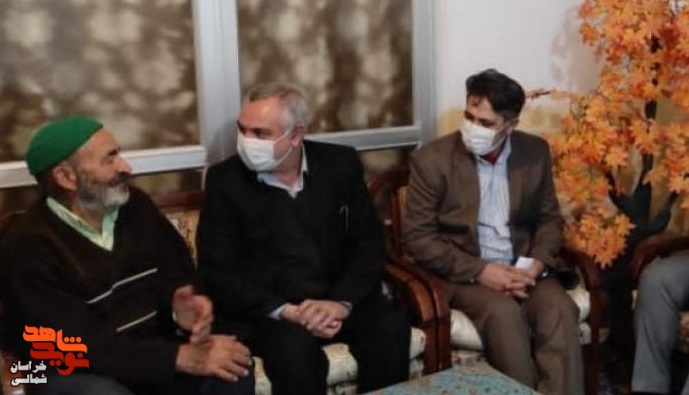 دیدار سرپرست فرمانداری شهرستان بجنورد با خانواده شهدا