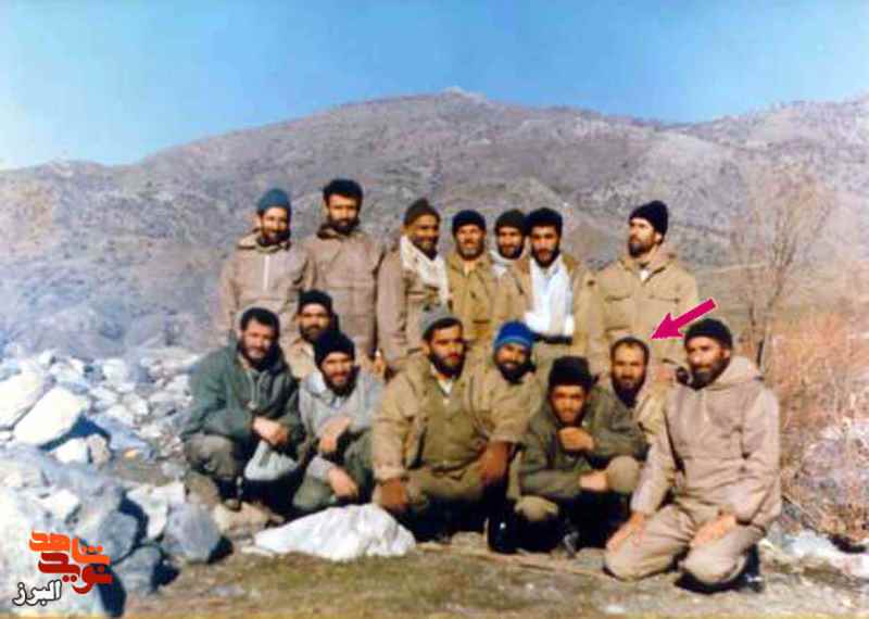 شهید عملیات بیت المقدس 2 و دو عکس یادگاری
