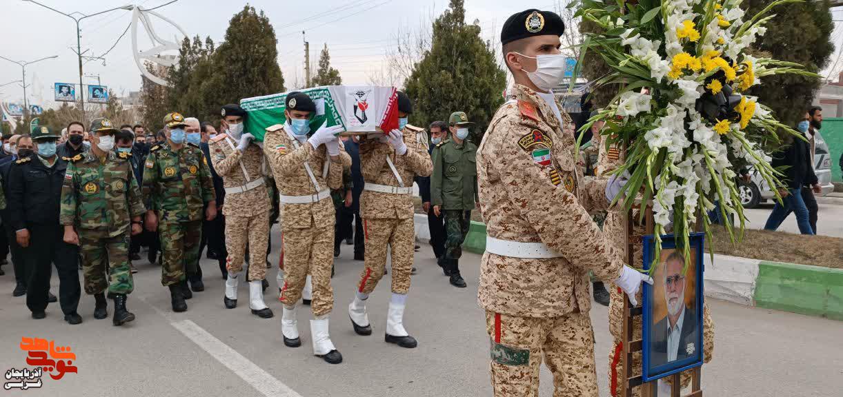 گزارش تصویری/ تشییع پیکر جانباز گرانقدر ۷۰ درصد «حسن یوسفی دیزج»