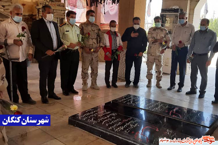 گزارش تصویر|مراسم عطر افشانی گلزار شهدا در سراسر استان بوشهر