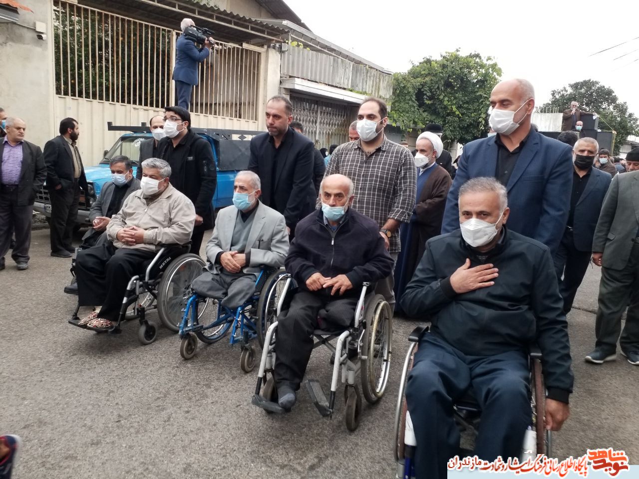 گزارش تصويرى|تشییع پیکر خادم الشهدا جانباز، آزاده حاج سید ابوالقاسم عبدالله پور در بابل مازندران