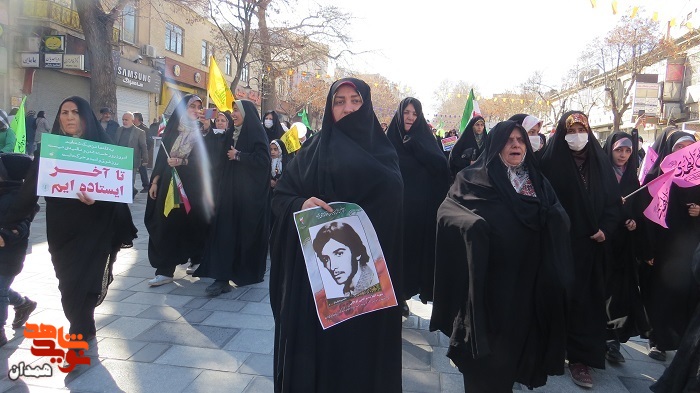 گزارش تصویری| راهپیمایی ۲۲ بهمن در شهر همدان