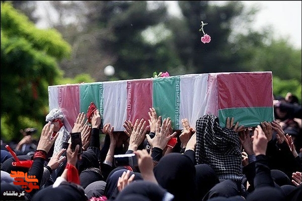 پیکر شهید مدافع امنیت «سجاد امیری» در کرمانشاه تشییع می‌شود