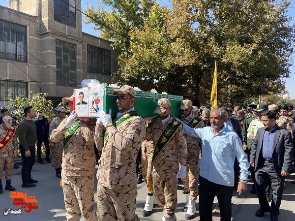 پیکر شهید «مسعود صاحبی» در سرای ابدی آرام گرفت