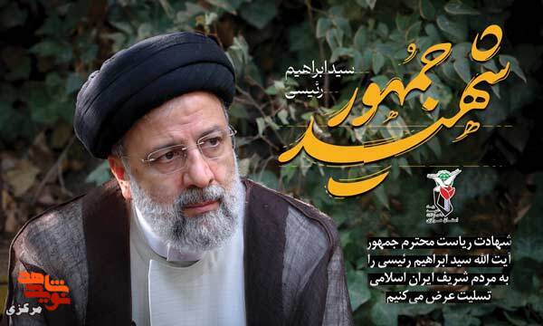 پیام تسلیت ثامنی معاونت فرهنگی بنیاد شهید برای شهادت آیت الله رئیسی و همراهان