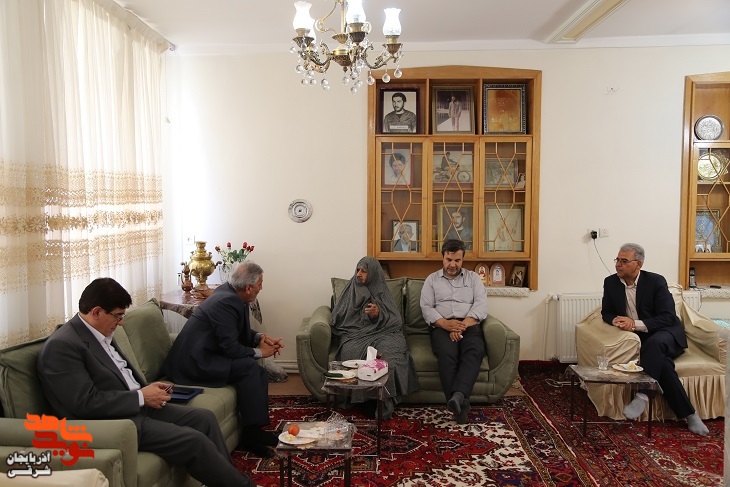 دیدار سلمانی با 6 عضو جامعۀ ایثارگری در مرند + تصاویر