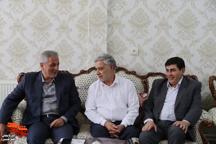 دیدار سلمانی با 6 عضو جامعۀ ایثارگری در مرند + تصاویر