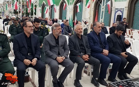 گزارش تصویری/ عطرافشانی و گلباران گلزار شهدا به مناسبت سوم خرداد در شهرستان ساری برگزار شد