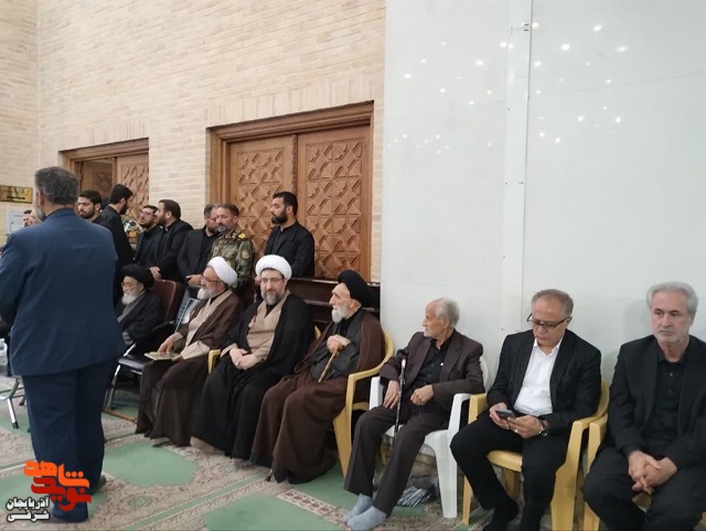 مراسم چهلم شهدای خدمت و گرامیداشت شهدای هفتم تیر در تبریز