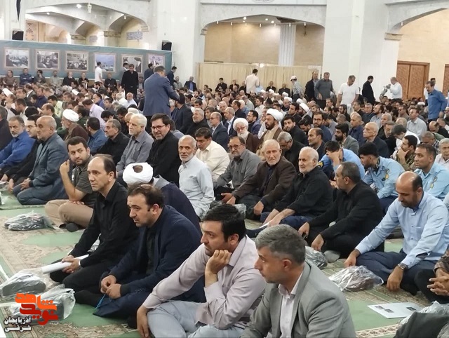 مراسم چهلم شهدای خدمت و گرامیداشت شهدای هفتم تیر در تبریز