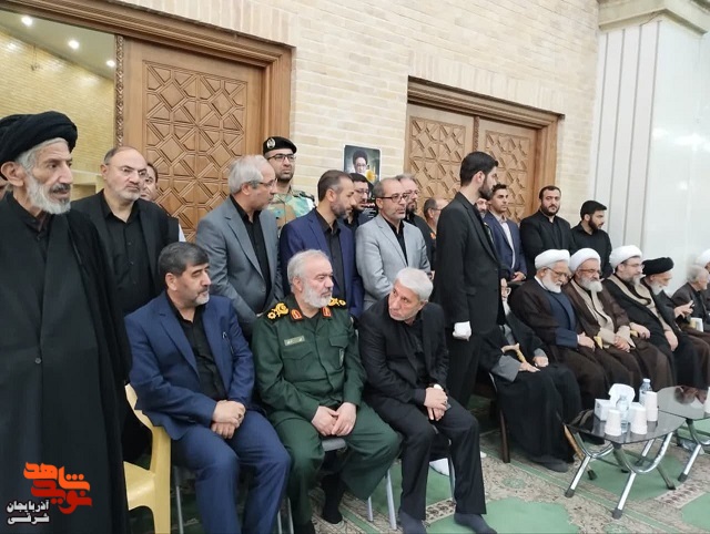 مراسم چهلم شهدای خدمت و گرامیداشت شهدای هفتم تیر در تبریز