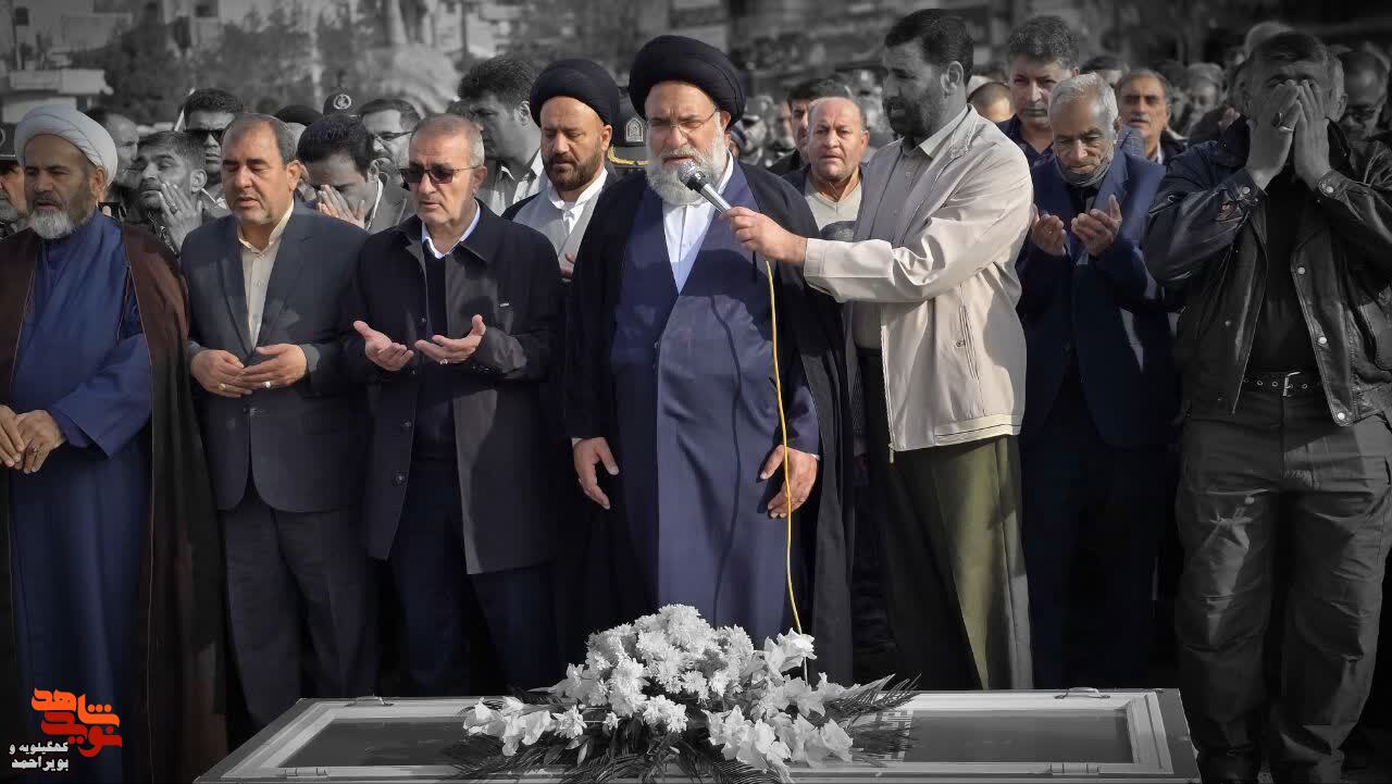 مراسم تشییع جانباز شهید لطف الله بهزادی در یاسوج همراه با تصاویر