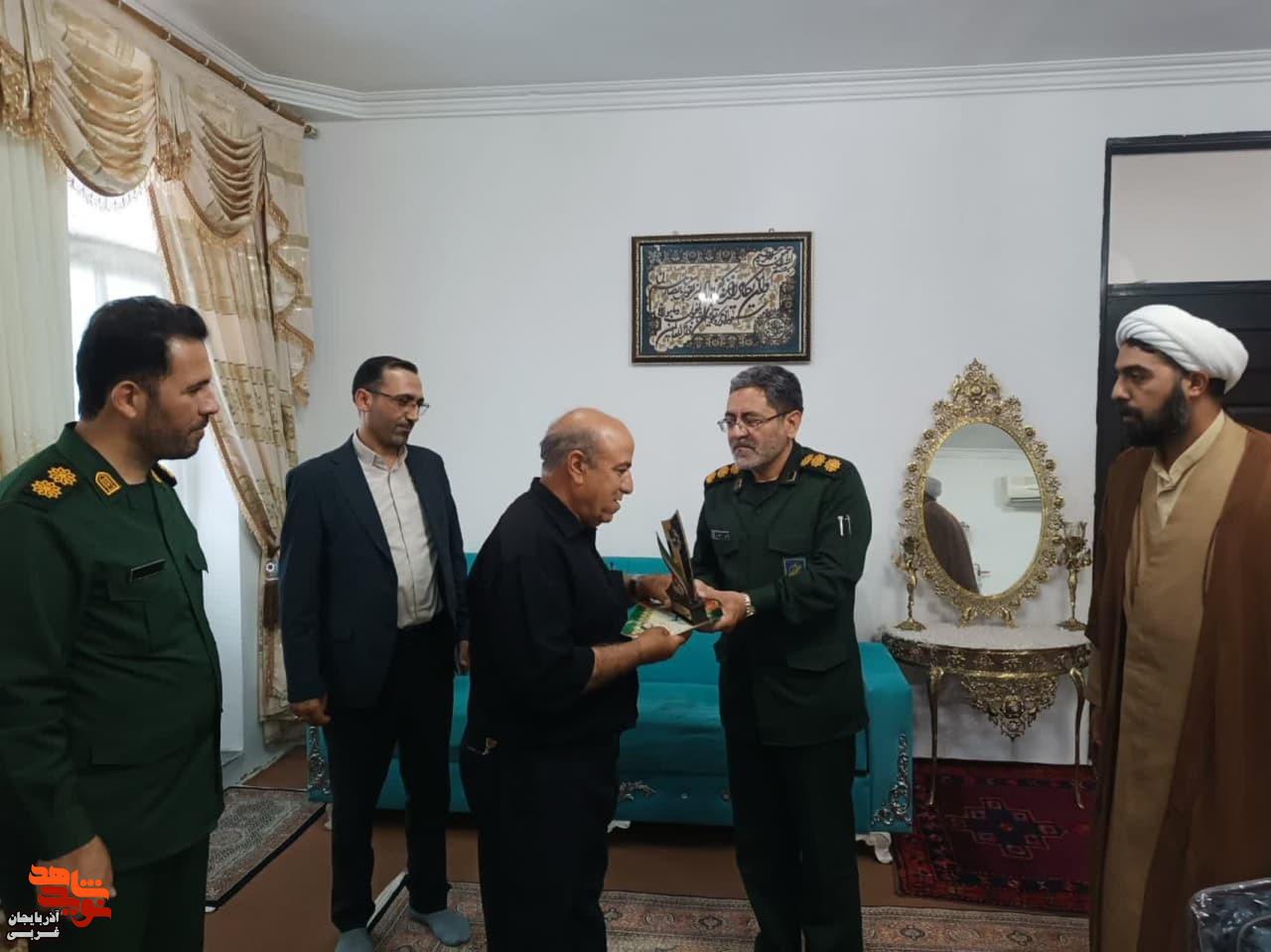 دیدار و تجلیل از جانباز معزز 50 درصد آقای عیسی رسول نژاد