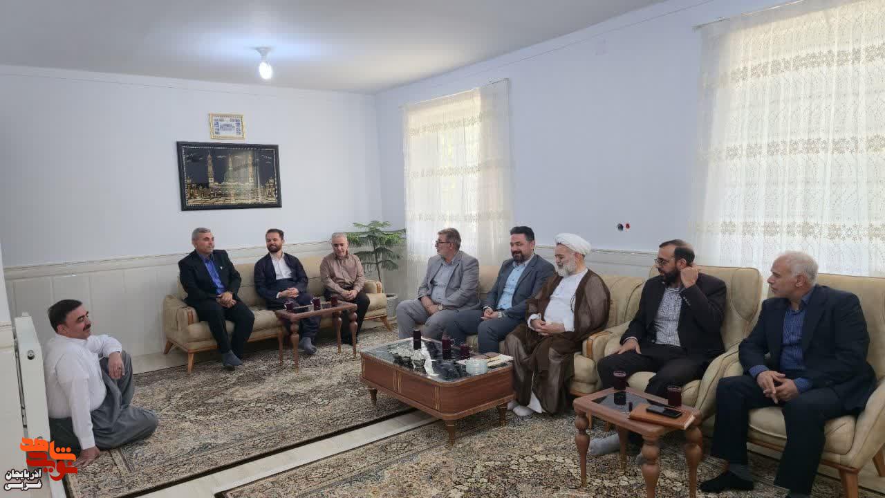 دیدار و سرکشی از خانواده جانباز 70 درصد در شهرستان سردشت