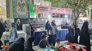 موکب فرهنگی هنری «سلام شهید» استان قم در مسیر...