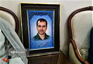 دیدار اهالی هنر و رسانه قم با خانواده پاسدار شهید...