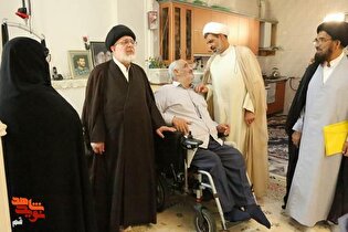 جانباز ۷۰ درصد «حسن میرزایی» مورد تجلیل قرار گرفت