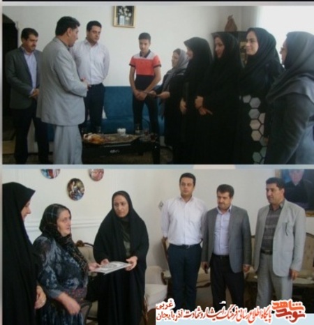 دیدار خانواده جانباز متوفی مامند عزیزی و آزاده جمال گشتاسبی
	
