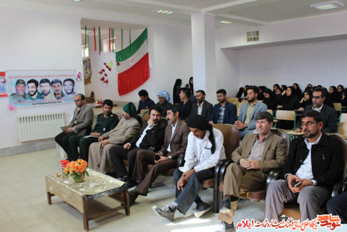 یادوراه شهدای گمنام در دبیرستان عفاف شهرستان دهلران