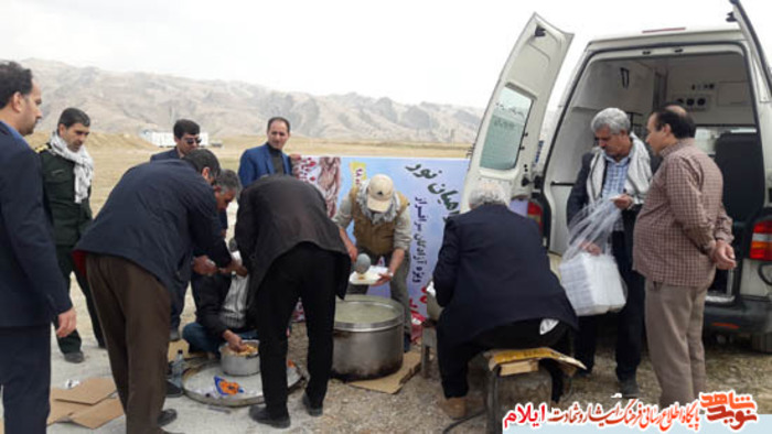 مراسم اعزام جمعی از آزادگان استان ایلام به مناطق عملیاتی میمک