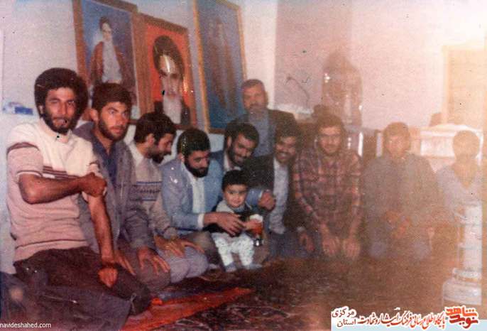 منزل شهید محمد ابراهیم همت. نیروهای اعزامی از شهرستان ساوه 1362