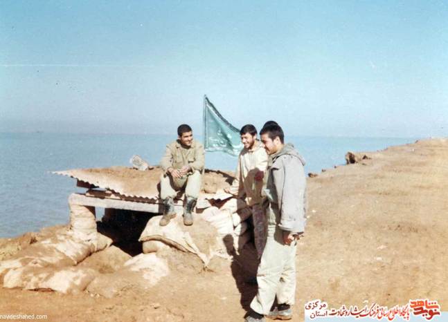 سنگر نگهبانی جزیره مجنون 1363