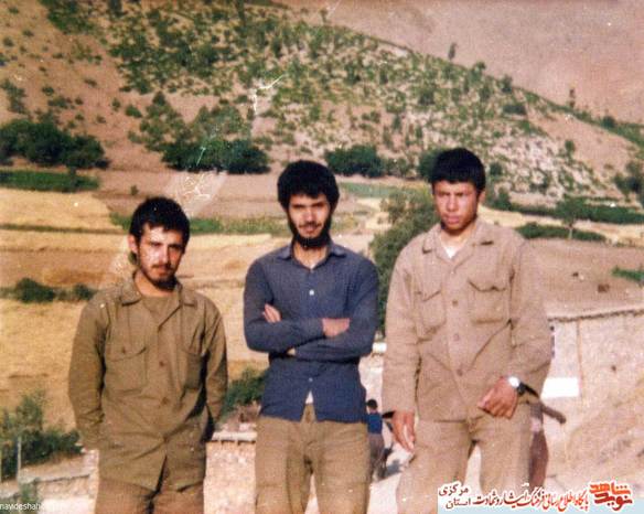 از چپ: ... - شهید علی حبیبی -شهید علیرضا قربانلی