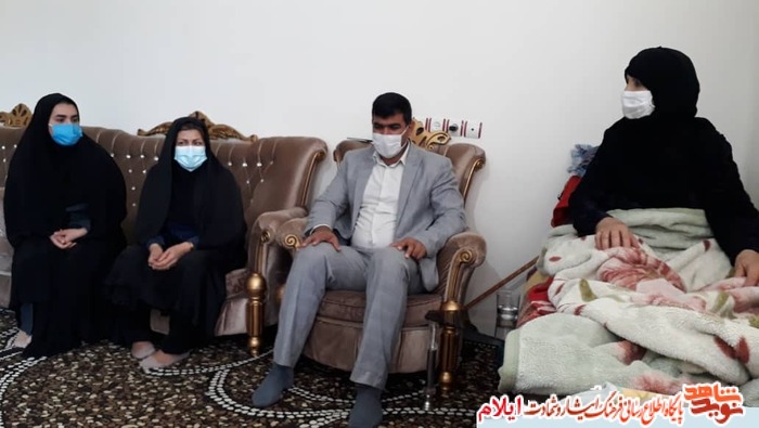 دیدار با مادران و همسران شهدا در شهرستان های تابع استان ایلام