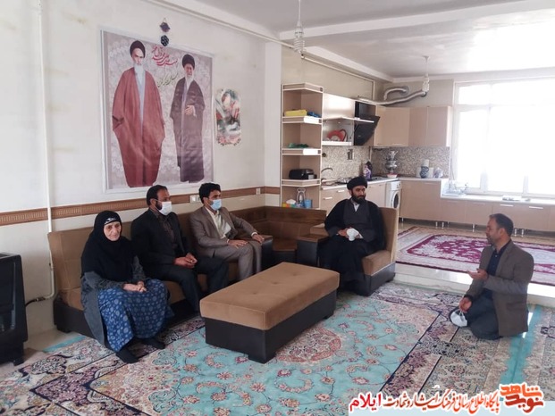 دیدار با مادران و همسران شهدا در شهرستان های تابع استان ایلام