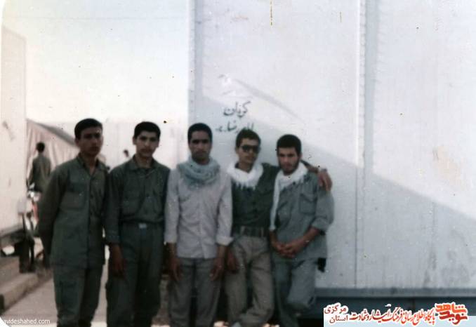 از چپ : محمد جولایی - علی اکبر کریمی - حسین احمدی - علی اکبر مشهدی - محمد داودآبادی