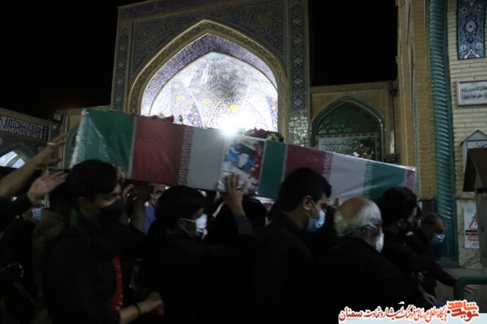 مراسم وداع با شهید والامقام سعید حسنان - گلزار شهدای امامزاده یحیی (ع) سمنان سیزدهم مهرماه ۱۴۰۰