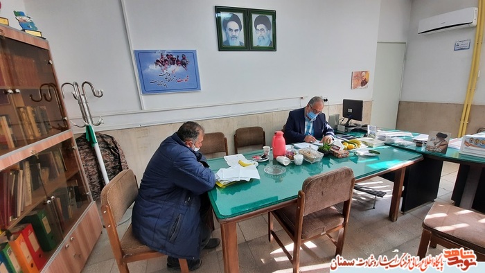 میز خدمت فرهنگی در جهت حل مشکلات ایثارگران استان سمنان - چهارشنبه نوزدهم آبان ۱۴۰۰ اداره کل بنیاد شهید استان سمنان