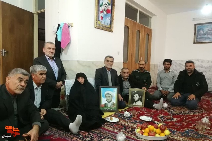 دیدار مسئولان و جانبازان گران‌قدر قطع عضو دامغانی با خانواده معزز شهید والامقام مجتبی مطلبی نژاد- چهاردهم آذر ۱۴۰۱ شهرستان دامغان