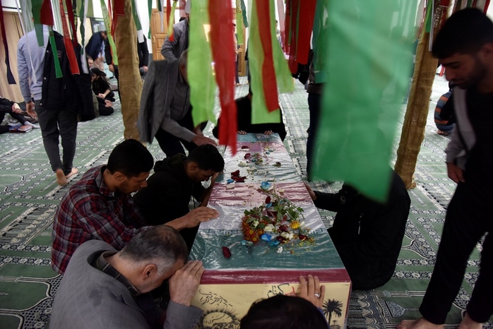 تشییع پیکر شهید گمنام در دانشگاه شهرکرد