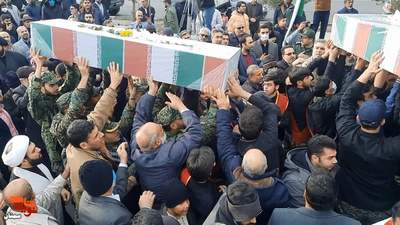 مراسم استقبال از شش شهید گمنام خوشنام - یکم دیماه ۱۴۰۱ یادمان شهدای گمنام شهرستان سمنان، کوشک امام رضا (ع)