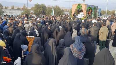 مراسم استقبال از شش شهید گمنام خوشنام - یکم دیماه ۱۴۰۱ یادمان شهدای گمنام شهرستان سمنان، کوشک امام رضا (ع)