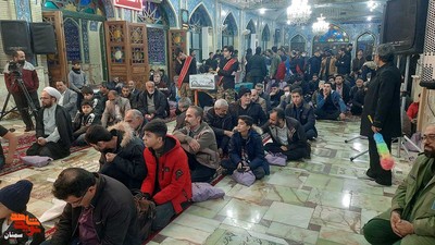 مراسم وداع با شش شهید گمنام خوشنام- یکم دی‌ماه ۱۴۰۱ گلزار شهدای امامزاده یحیی (ع) شهرستان سمنان 