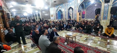 یادواره شهدای والامقام مدافع حرم محمد قنبریان و محمدحسین حمزه- بیست و هفتم فروردینماه ۱۴۰۲ امامزاده یحیی (ع) شهرستان سمنان
