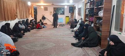 نمایش مسجدی «رهروان شهدا» در حسینیه حرم شهدا واقع در شهرک واوان شهرستان اسلامشهر