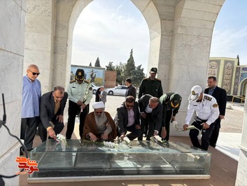 ادای احترام مسئولان دامغانی به مقام شامخ شهدا- دوازدهم اردیبهشت ۱۴۰۴ گلزار شهدای فردوس‌رضا